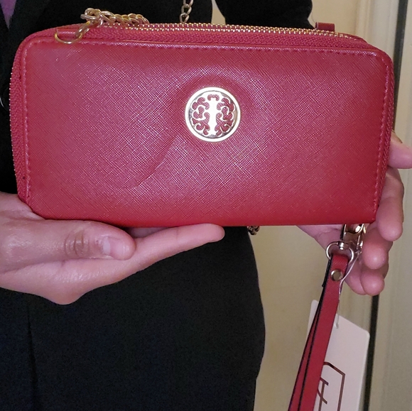 Perfect Image Red Wallet Purse with string - Picture 2 of 5